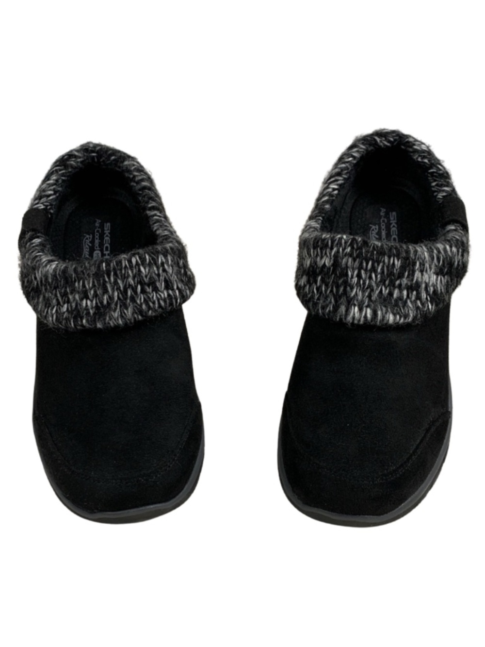 Skechers Cozy Women’s Relaxed Fit Memory Foam Mule Clogs w Knit Collar Warm 7